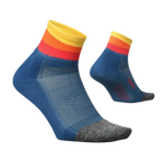 Feetures 06. SOCKS - MENS SOCKS - MENS SOCKS CREW Men's Elite Light Cushion Quarter SOLAR ASCENT