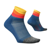 Feetures 06. SOCKS - MENS SOCKS - MENS SOCKS CREW Men's Elite Light Cushion Quarter SOLAR ASCENT