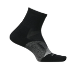 Feetures 06. SOCKS - MENS SOCKS - MENS SOCKS CREW Men's Elite Light Cushion Quarter BLACK