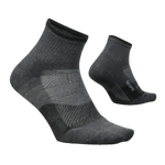 Feetures 06. SOCKS - MENS SOCKS - MENS SOCKS CREW Men's Elite Trail Max Cushion Quarter GRAY