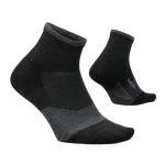 Feetures 06. SOCKS - MENS SOCKS - MENS SOCKS CREW Men's Elite Trail Max Cushion Quarter CHARCOAL