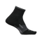 Feetures 06. SOCKS - MENS SOCKS - MENS SOCKS CREW Men's Elite Trail Max Cushion Quarter CHARCOAL