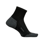 Feetures 06. SOCKS - MENS SOCKS - MENS SOCKS LOW Men's Elite Trail Max Cushion Quarter BLACK