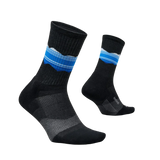 Feetures 06. SOCKS - MENS SOCKS - MENS SOCKS LOW Men's Trail Mini Crew Max Cushion Sock BLUE RIDGE CHARCOAL