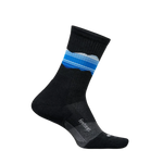 Feetures 06. SOCKS - MENS SOCKS - MENS SOCKS LOW Men's Trail Mini Crew Max Cushion Sock BLUE RIDGE CHARCOAL