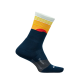 Feetures 06. SOCKS - MENS SOCKS - MENS SOCKS LOW Men's Trail Mini Crew Max Cushion Sock BLUE RIDGE NAVY