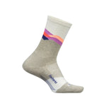 Feetures 06. SOCKS - MENS SOCKS - MENS SOCKS LOW Men's Trail Mini Crew Max Cushion Sock MOUNTAIN HIGH CREAM
