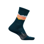 Feetures 06. SOCKS - MENS SOCKS - MENS SOCKS LOW Men's Trail Mini Crew Max Cushion Sock TABLE ROCK NAVY