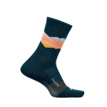 Feetures 06. SOCKS - MENS SOCKS - MENS SOCKS LOW Trail Mini Crew Max Cushion Sock TABLE ROCK NAVY