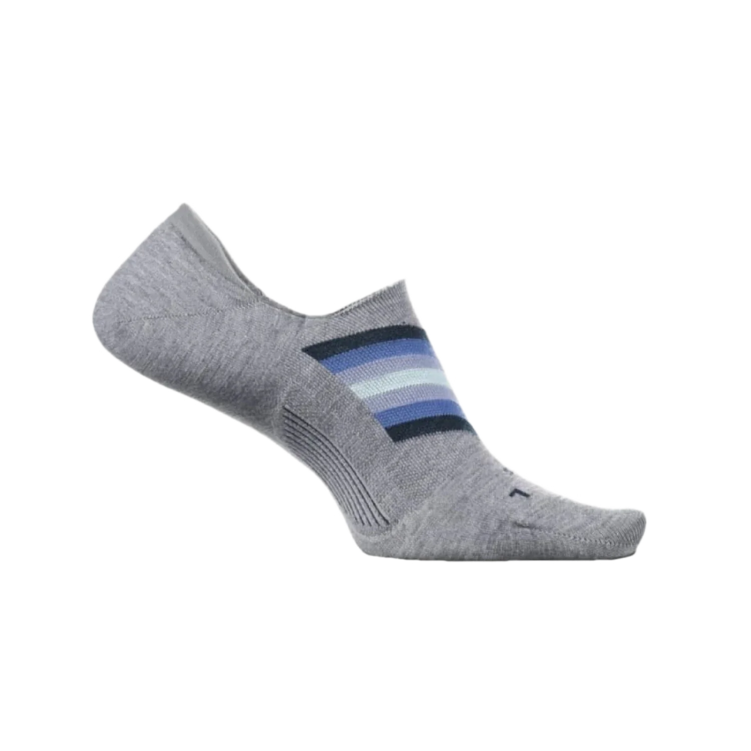 Feetures 06. SOCKS - WOMENS SOCKS - WOMENS SOCKS LOW Women's Everyday No Show Socks CHEVRON LIGHT GRAY