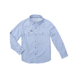 Poncho Outdoors 03. KIDS|BABY - KIDS - KIDS TOPS Kids Original Shirt Long Sleeve THE FIRST MATE|BLUE MICROCHECK