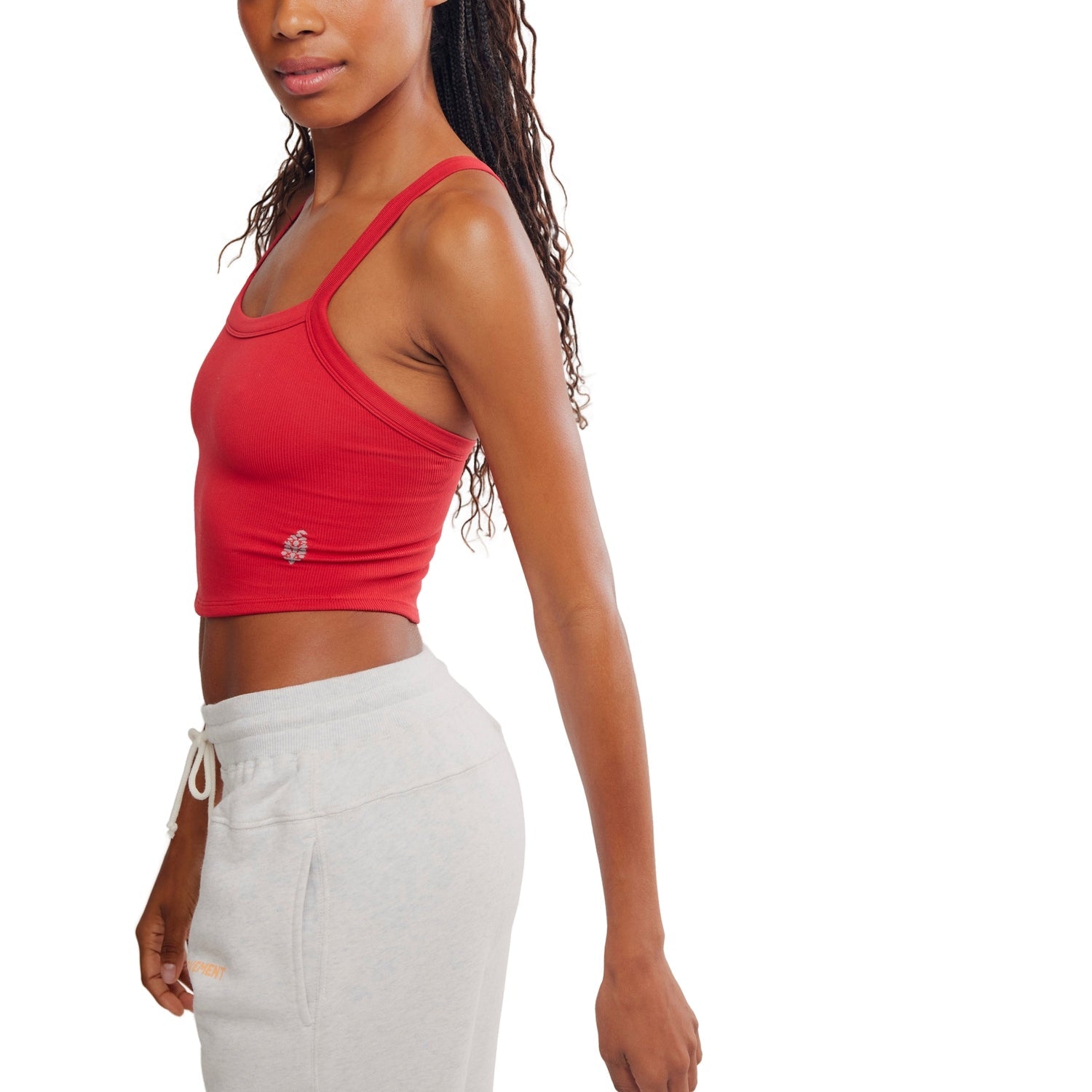 FP Movement 02. WOMENS APPAREL - WOMENS SS SHIRTS - WOMENS TANK CASUAL Women's All Clear Cami Solid 5502 CRANBERRY