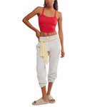 FP Movement 02. WOMENS APPAREL - WOMENS SS SHIRTS - WOMENS TANK CASUAL Women's All Clear Cami Solid 5502 CRANBERRY