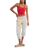 FP Movement 02. WOMENS APPAREL - WOMENS SS SHIRTS - WOMENS TANK CASUAL Women's All Clear Cami Solid 5502 CRANBERRY