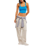 FP Movement 02. WOMENS APPAREL - WOMENS SS SHIRTS - WOMENS TANK CASUAL Women's All Clear Cami Solid 4228 LIGHT COBALT