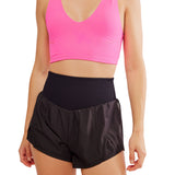 FP Movement 02. WOMENS APPAREL - WOMENS SHORTS - WOMENS SHORTS ACTIVE Women's Carpe Diem Shorts 0010 BLACK