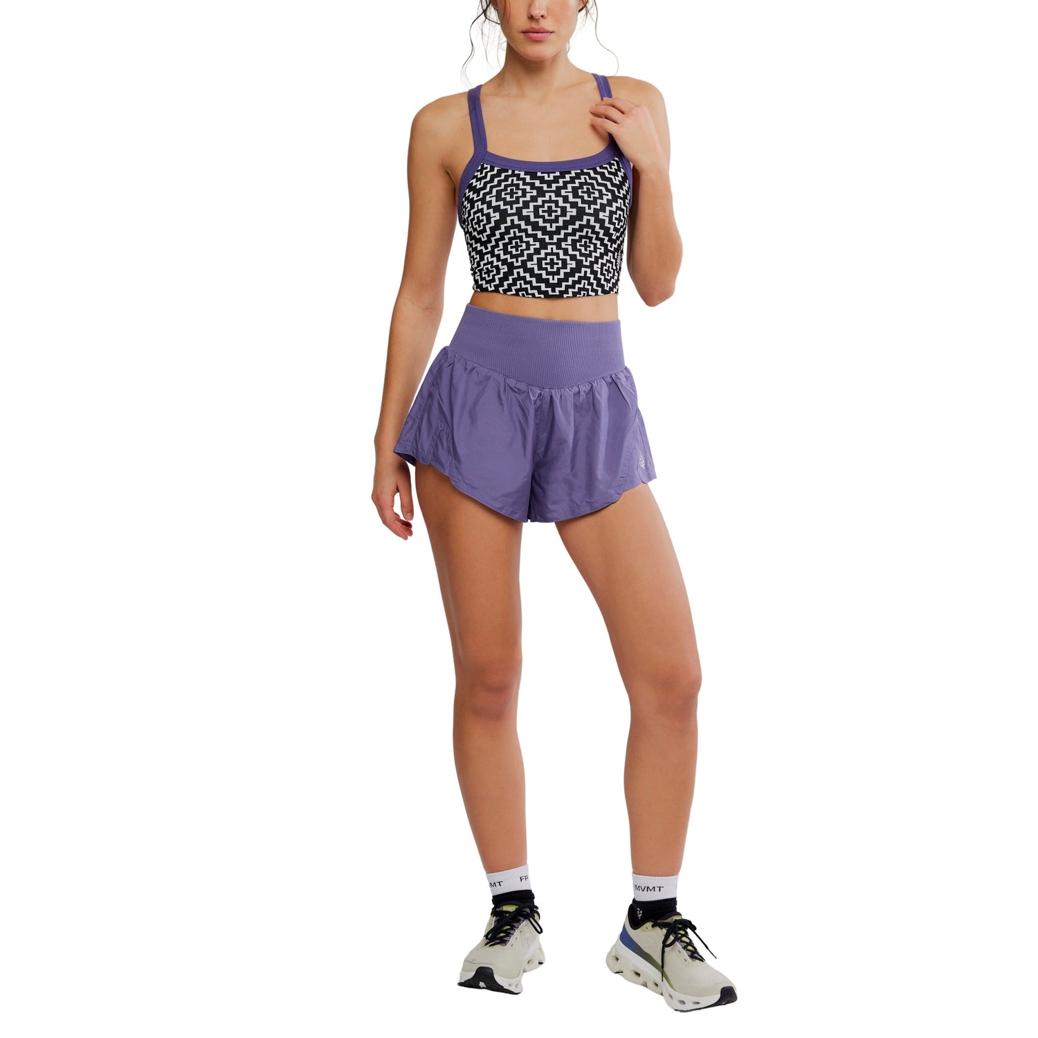 FP Movement 02. WOMENS APPAREL - WOMENS SHORTS - WOMENS SHORTS ACTIVE Women's Carpe Diem Shorts 0059 GRAPHITE