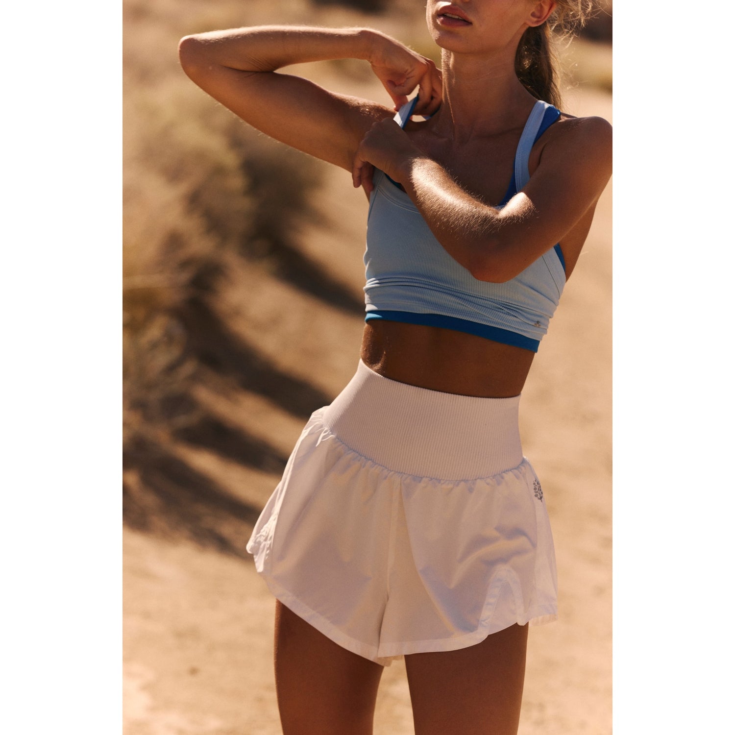 FP Movement 02. WOMENS APPAREL - WOMENS SHORTS - WOMENS SHORTS ACTIVE Women's Carpe Diem Shorts 1100 WHITE