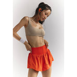 FP Movement 02. WOMENS APPAREL - WOMENS SHORTS - WOMENS SHORTS ACTIVE Women's Carpe Diem Shorts 6001 FLAME