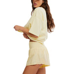 FP Movement 02. WOMENS APPAREL - WOMENS SHORTS - WOMENS SHORTS ACTIVE Women's Carpe Diem Shorts 7804 SUNLIT YELLOW