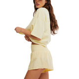 FP Movement 02. WOMENS APPAREL - WOMENS SHORTS - WOMENS SHORTS ACTIVE Women's Carpe Diem Shorts 7804 SUNLIT YELLOW