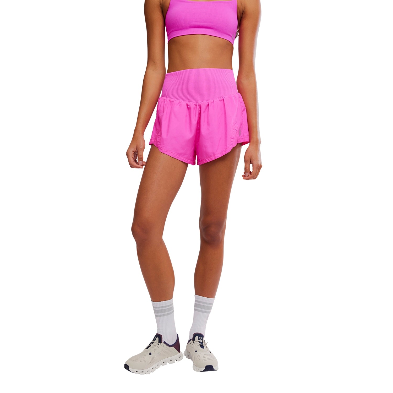 FP Movement 02. WOMENS APPAREL - WOMENS SHORTS - WOMENS SHORTS ACTIVE Women's Carpe Diem Shorts 6603 FUCHSIA FLIRT