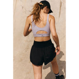 FP Movement 02. WOMENS APPAREL - WOMENS SHORTS - WOMENS SHORTS ACTIVE Women's Carpe Diem Shorts 0010 BLACK