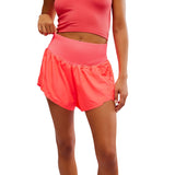 FP Movement 02. WOMENS APPAREL - WOMENS SHORTS - WOMENS SHORTS ACTIVE Women's Carpe Diem Shorts 7762 ELECTRIC SUNSET