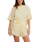 FP Movement 02. WOMENS APPAREL - WOMENS SHORTS - WOMENS SHORTS ACTIVE Women's Carpe Diem Shorts 7804 SUNLIT YELLOW