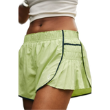 FP Movement 02. WOMENS APPAREL - WOMENS SHORTS - WOMENS SHORTS ACTIVE Women's Easy Tiger Short 3309 KEYLIME COMBO