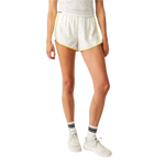 FP Movement 02. WOMENS APPAREL - WOMENS SHORTS - WOMENS SHORTS ACTIVE Women's Easy Tiger Short WHITE|MANGO