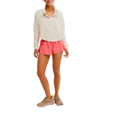 FP Movement 02. WOMENS APPAREL - WOMENS SHORTS - WOMENS SHORTS ACTIVE Women's Get Your Flirt On Short 6148 HIBISCUS