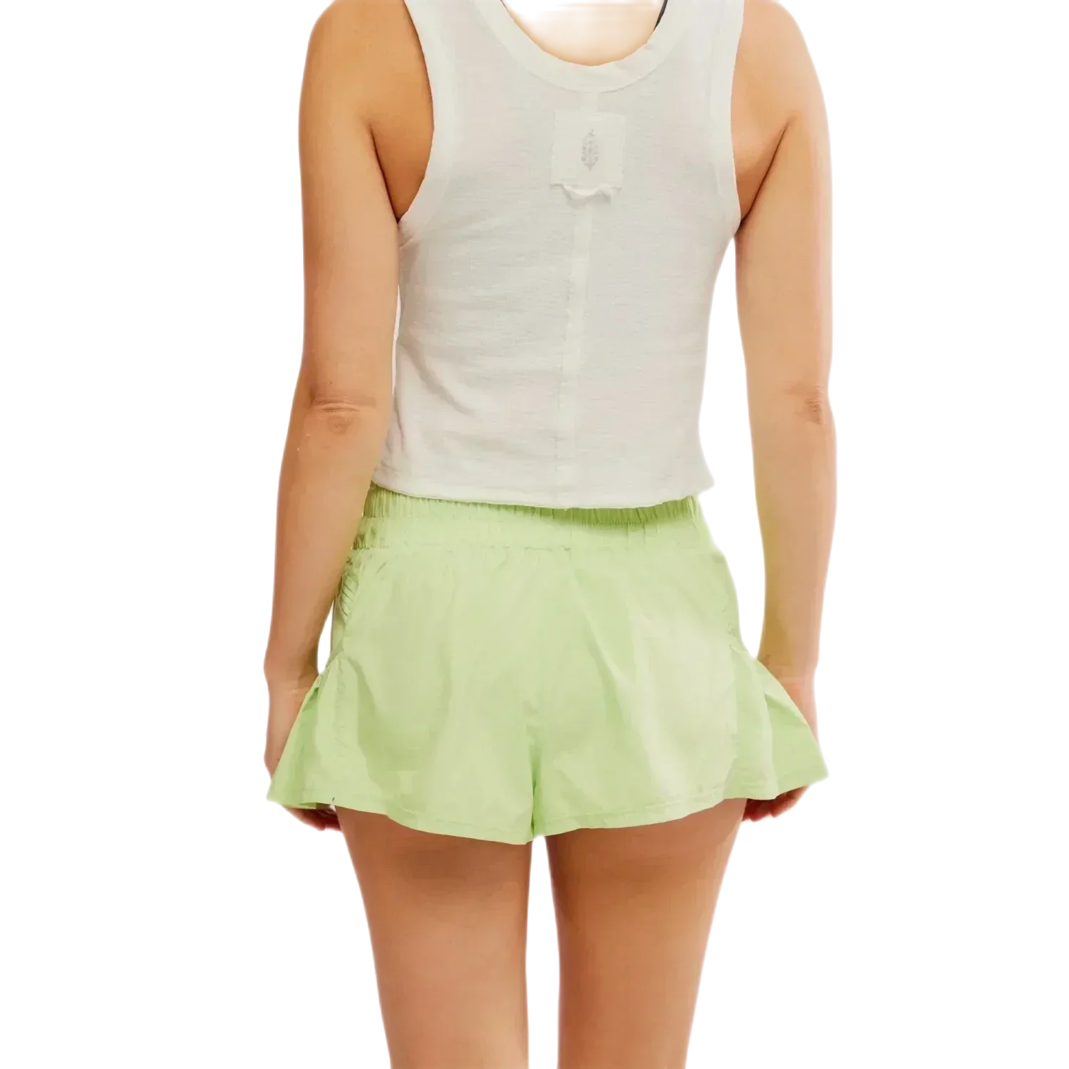 FP Movement 02. WOMENS APPAREL - WOMENS SHORTS - WOMENS SHORTS ACTIVE Women's Get Your Flirt On Short 3022 LIGHTING LIME