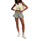 FP Movement 02. WOMENS APPAREL - WOMENS SHORTS - WOMENS SHORTS ACTIVE Women's Get Your Flirt On Short 1100 WHITE