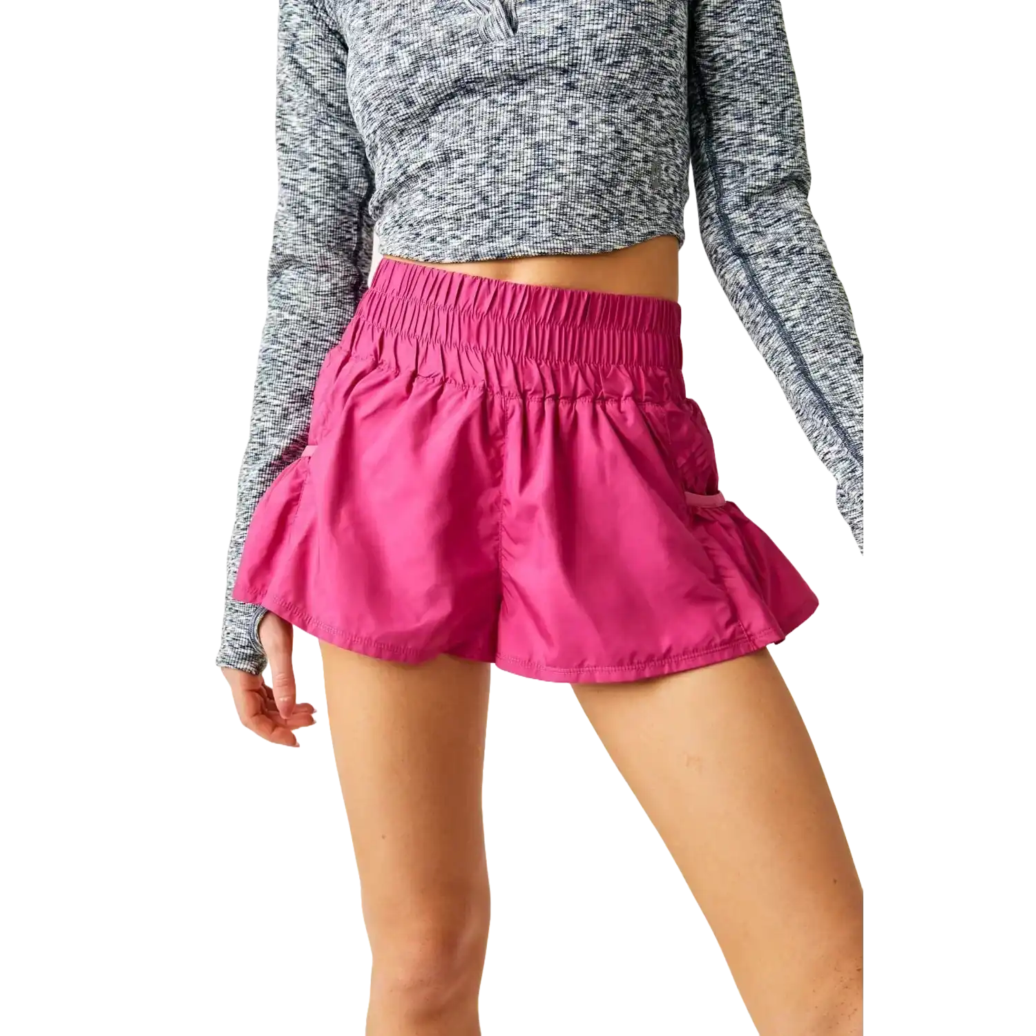 FP Movement 02. WOMENS APPAREL - WOMENS SHORTS - WOMENS SHORTS ACTIVE Women's Get Your Flirt On Short 6184 DRAGONFRUIT