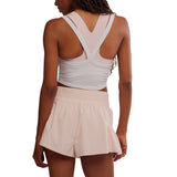 FP Movement 02. WOMENS APPAREL - WOMENS SHORTS - WOMENS SHORTS ACTIVE Women's Get Your Flirt On Short 6203 BALLET SLIPPER