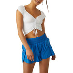 FP Movement 02. WOMENS APPAREL - WOMENS SHORTS - WOMENS SHORTS ACTIVE Women's Get Your Flirt On Short 5413 MID ATLANTIC