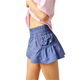 FP Movement 02. WOMENS APPAREL - WOMENS SHORTS - WOMENS SHORTS ACTIVE Women's Get Your Flirt On Short 4295 SUMMER BLUEBERRY