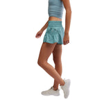 FP Movement 02. WOMENS APPAREL - WOMENS SHORTS - WOMENS SHORTS ACTIVE Women's Get Your Flirt On Short 4103 EUCALYPTUS