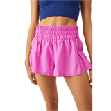 FP Movement 02. WOMENS APPAREL - WOMENS SHORTS - WOMENS SHORTS ACTIVE Women's Get Your Flirt On Short NEON MAGENTA