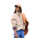 FP Movement 02. WOMENS APPAREL - WOMENS JACKETS - WOMENS JACKETS FLEECE Women's Hit The Slopes Fleece Jacket 1150 MUTED BEIGE