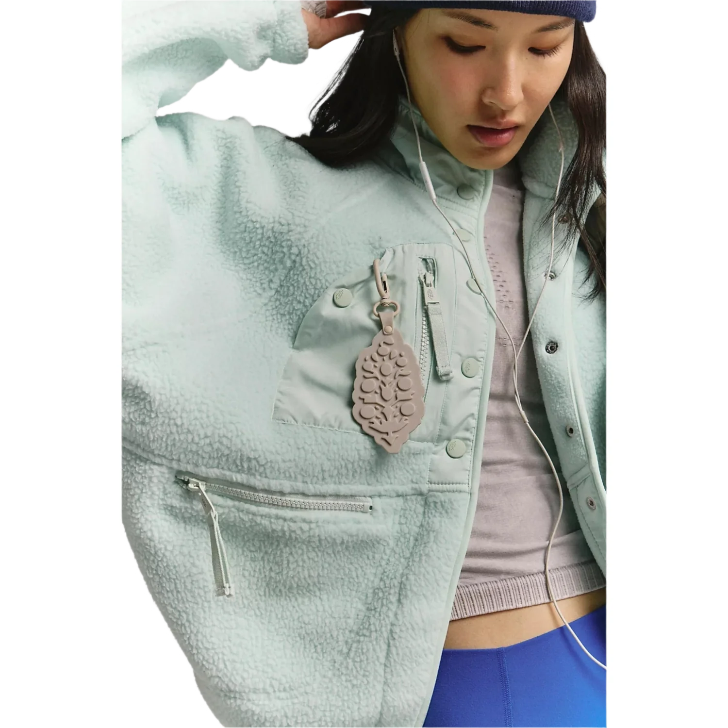 FP Movement 02. WOMENS APPAREL - WOMENS JACKETS - WOMENS JACKETS FLEECE Women's Hit The Slopes Fleece Jacket 3323 PISTACHIO