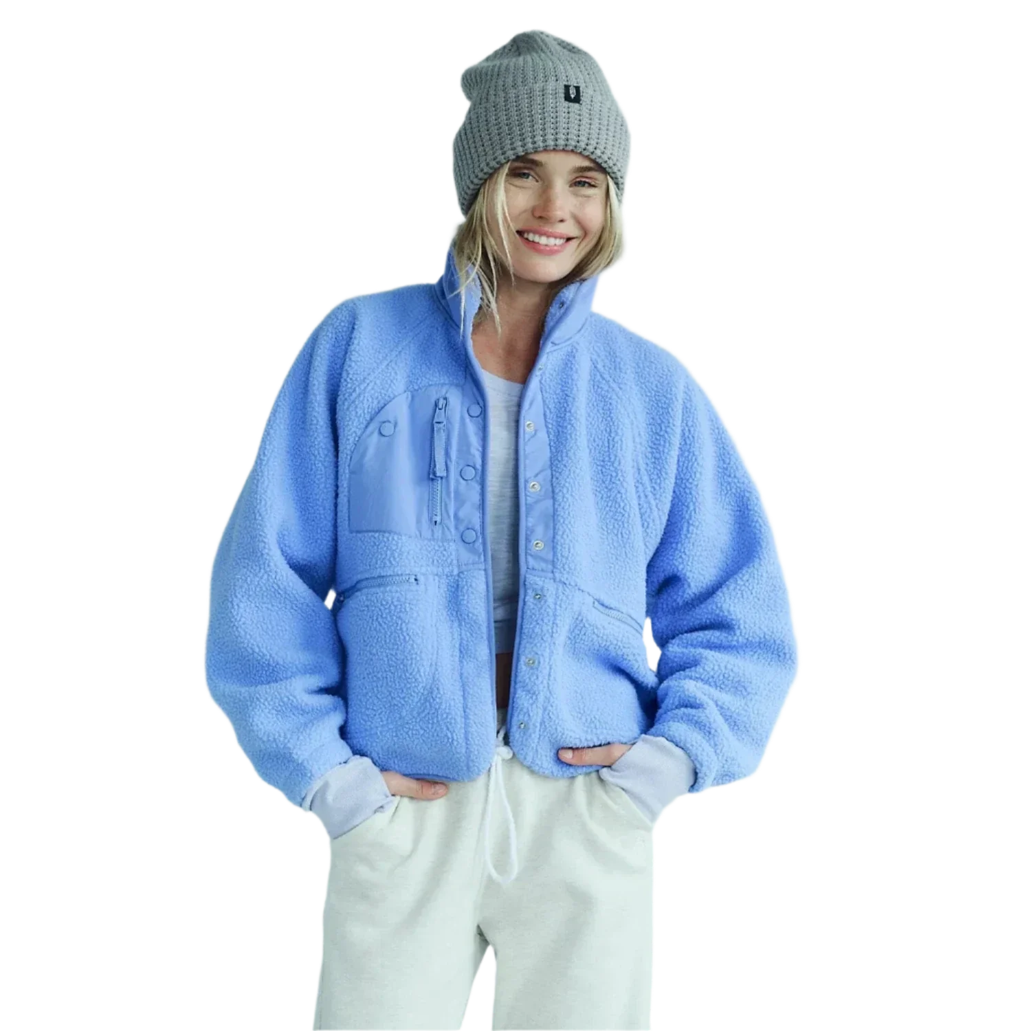 FP Movement 02. WOMENS APPAREL - WOMENS JACKETS - WOMENS JACKETS FLEECE Women's Hit The Slopes Fleece Jacket 4960 BLUEBERRY