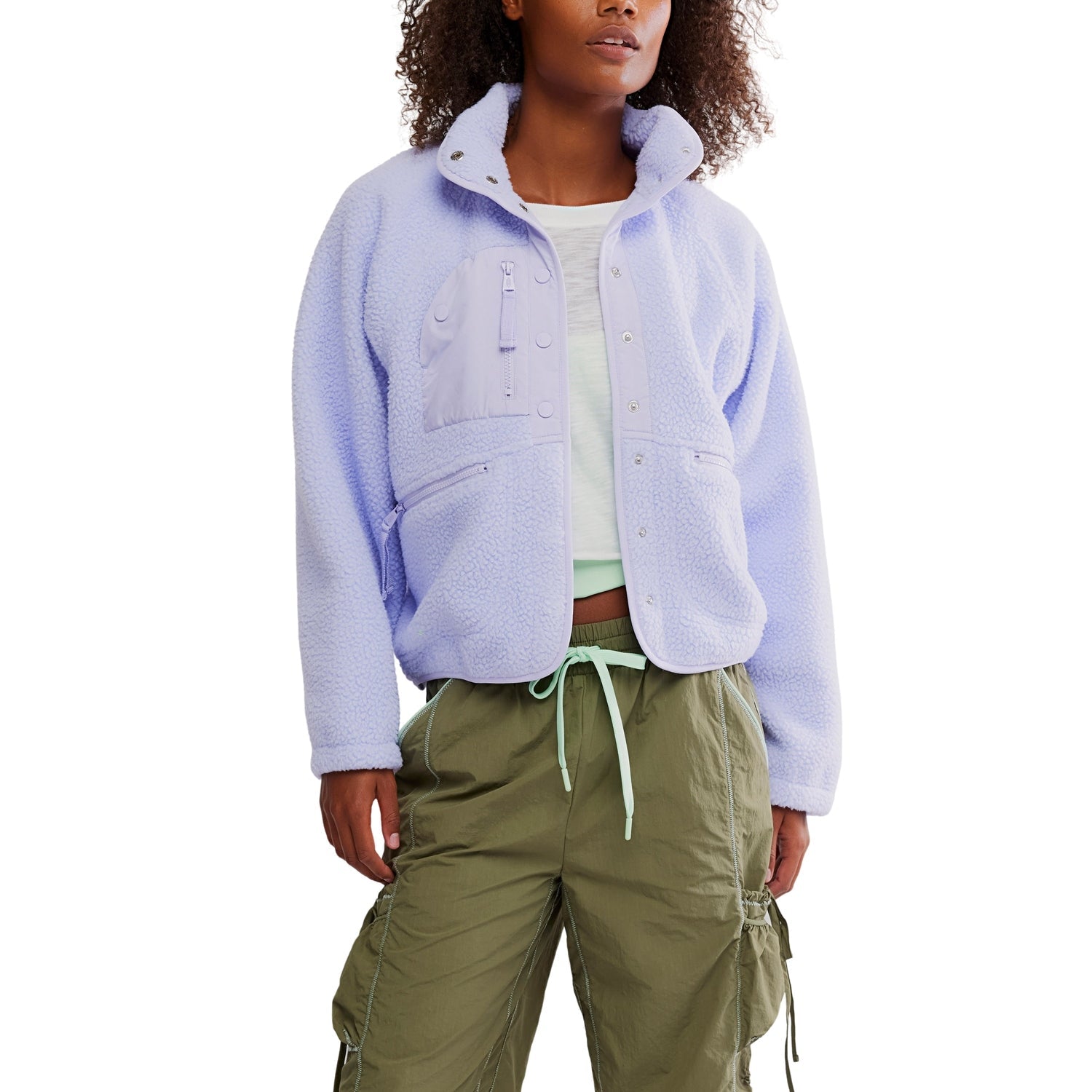 FP Movement 02. WOMENS APPAREL - WOMENS JACKETS - WOMENS JACKETS FLEECE Women's Hit The Slopes Fleece Jacket 5511 IRIS