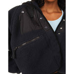 FP Movement 02. WOMENS APPAREL - WOMENS JACKETS - WOMENS JACKETS FLEECE Women's Hit The Slopes Fleece Jacket 0010 BLACK