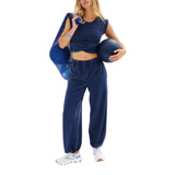 FP Movement 02. WOMENS APPAREL - WOMENS DRESS|SKIRT - WOMENS JUMPERS Women's Hot Shot Crossover Set 4405 MIDNIGHT NAVY
