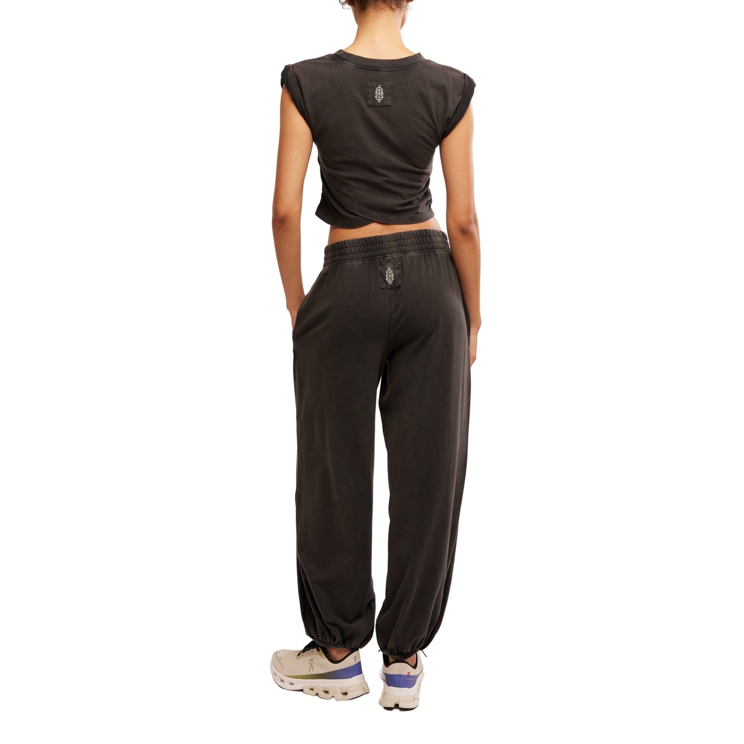 FP Movement 02. WOMENS APPAREL - WOMENS DRESS|SKIRT - WOMENS JUMPERS Women's Hot Shot Crossover Set 0010 BLACK