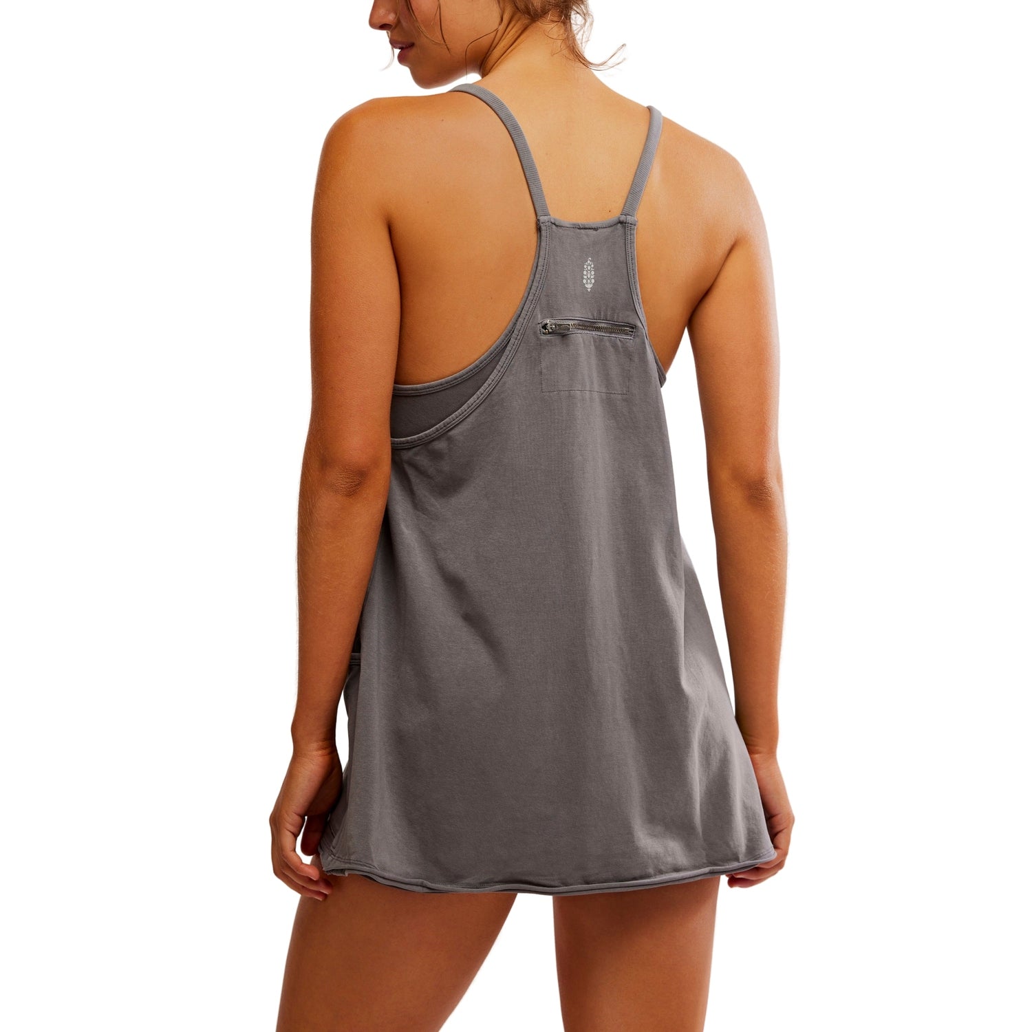 FP Movement 02. WOMENS APPAREL - WOMENS DRESS|SKIRT - WOMENS DRESS ACTIVE Women's Hot Shot Mini Dress 0052 GUNMETAL