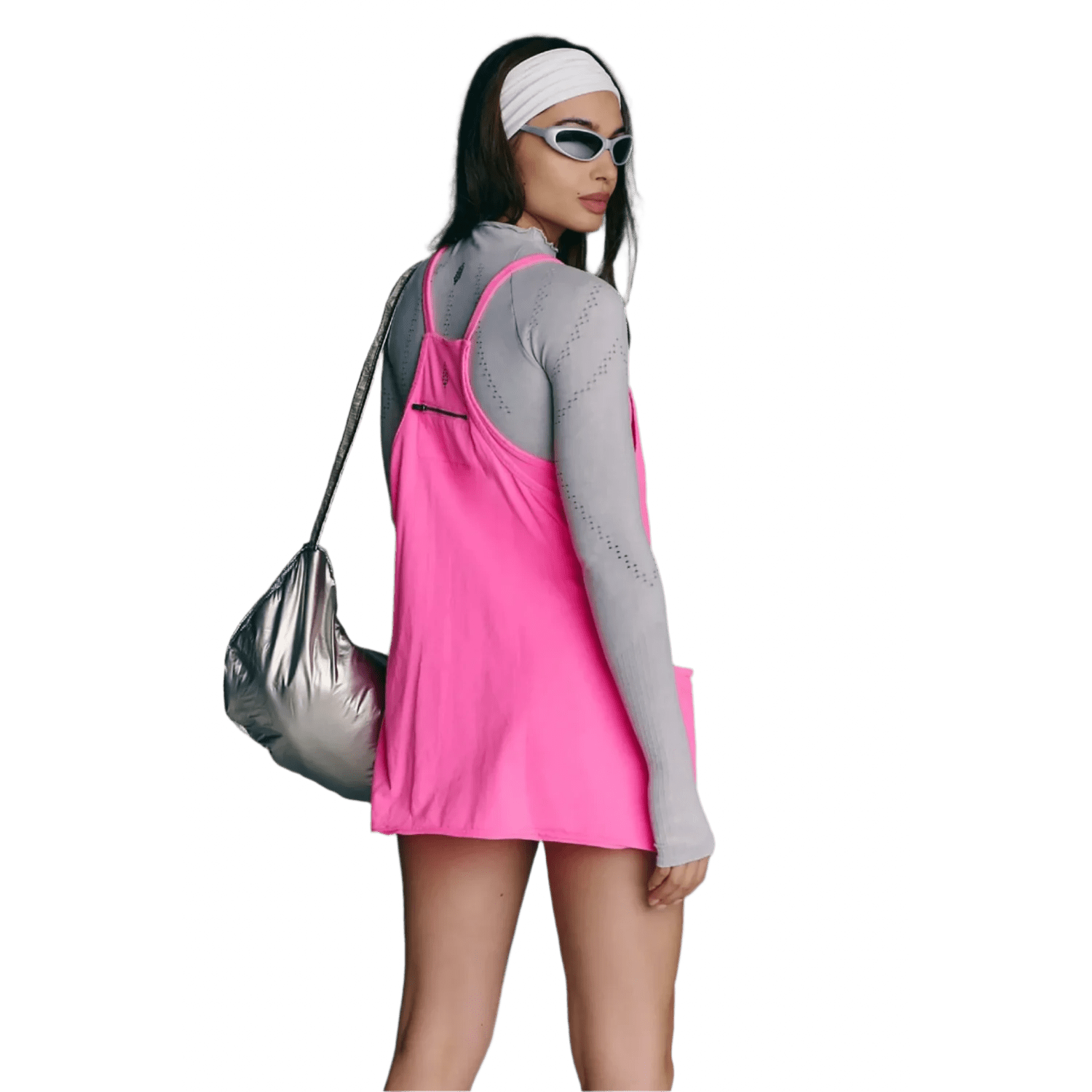 FP Movement 02. WOMENS APPAREL - WOMENS DRESS|SKIRT - WOMENS DRESS ACTIVE Women's Hot Shot Mini Dress 6603 HOT PINK