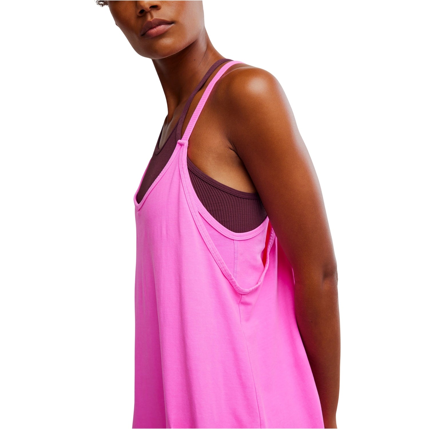 FP Movement 02. WOMENS APPAREL - WOMENS DRESS|SKIRT - WOMENS DRESS ACTIVE Women's Hot Shot Mini Dress 6603 HOT PINK